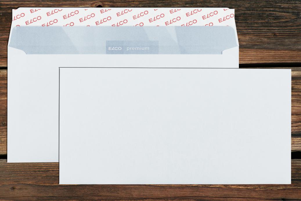 Briefhüllen DL 110x220 mm Haftklebend Hochweiß 100 g/qm